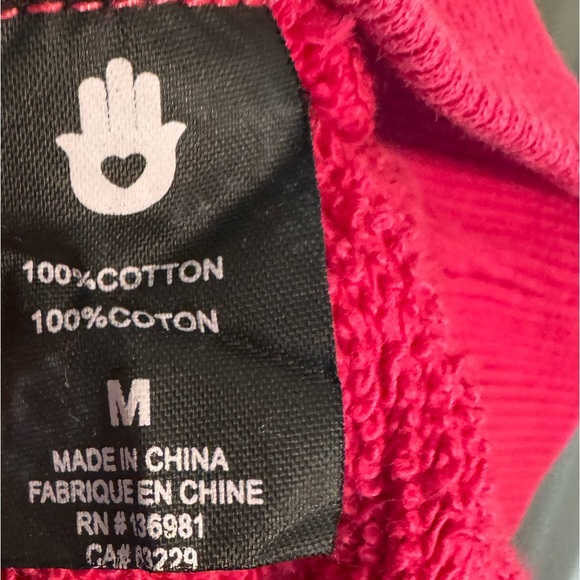 Spiritual Gangster x Peloton Hot Pink Pullover Crewneck Sweatshirt Womens Size M - Picture 6 of 9